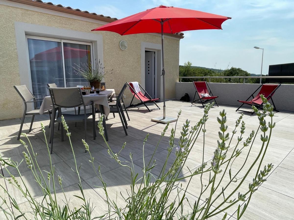 Val Des Bruyeres - Gite 15Mn Pezenas Avec Terrasse Et Cour Close - Parking Privatif Securise - Wifi Ftth Gratuit Neffies Buitenkant foto